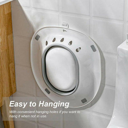 Foldable Toilet Sitz Bath Basin for Personal Hygiene and Daily Cleaning Use
