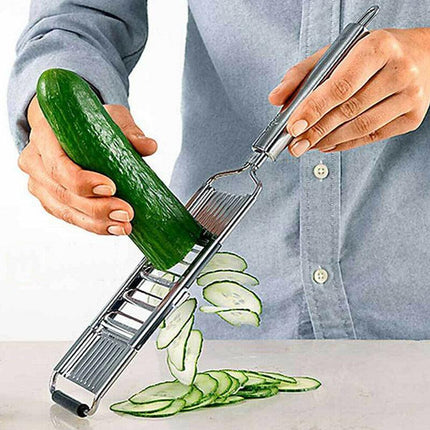 Multi-Purpose Vegetable Slicer Peeler Stainless Steel Grater Shredder Cutter