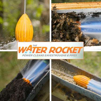 High-Pressure Water Rocket Drain Pipe Cleaning Nozzle Tool for Home and Garden