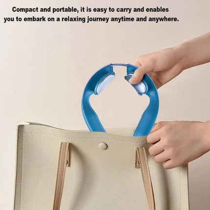 Portable Neck and Shoulder Massager with Heat and Pulse Function