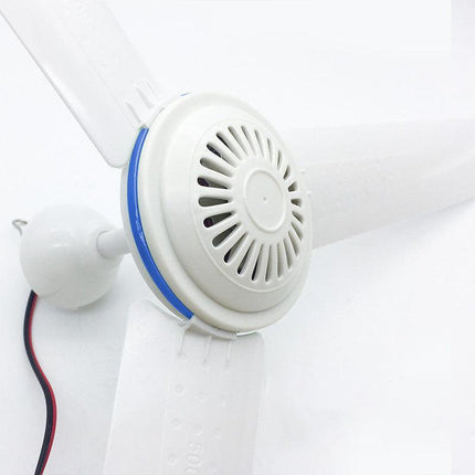 Portable 12V Ceiling Fan 3 Blade 0.7Amp Hq Caravan Camping For Solar Power