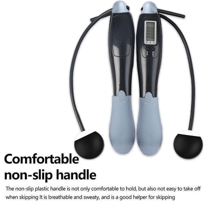 Digital Wireless Cordless Skipping Jump Rope Fitness With Calorie Counter