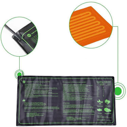 Waterproof Seedling Heat Mat ETL Certified Seed Germination Pad Plant Growth