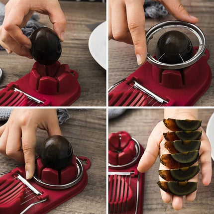 5PCS Multi-Functional Egg Slicer Two-in-One Cutter Household Kitchen Tool