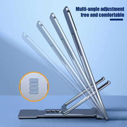 Adjustable Folding Desk Mobile Phone Stand Mount Holder For iPhone iPad Tablet - Aimall