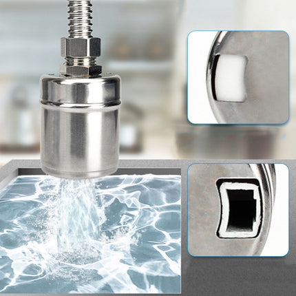 304Stainless Steel Float Ball Valve Automatic Water Level Control Kitchen Faucet