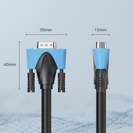 Jasoz Vga 15Pin Male To Svga Male Cable Pc Monitor Extension Hdtv Computer Lcd - Aimall