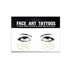 8Style Women Girl Face Gold Shine Body Temporary Tattoo Freckle Art Tattoo Paper - Aimall