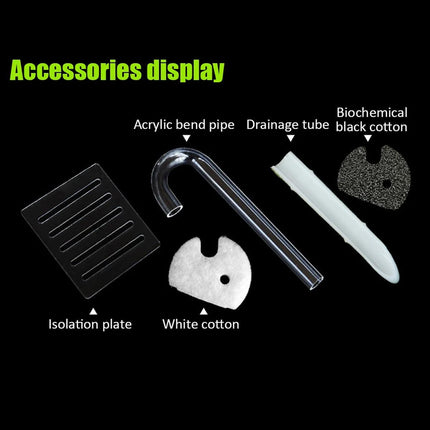 Small Aquarium Filter Box Three in One Bamboo External Water Tank Filter or Bamboo Rack