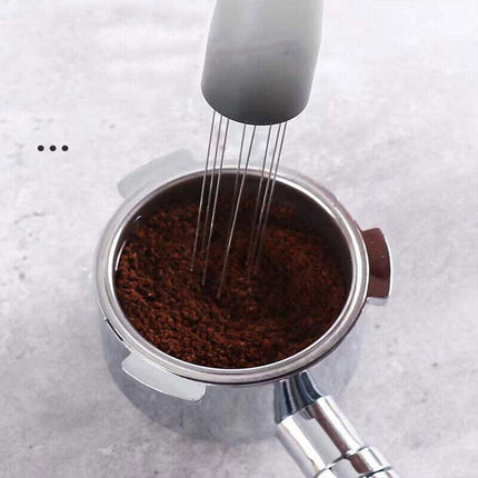 Stainless Steel Coffee Distributor Needle Espresso Stirring Tool Powder Tamper
