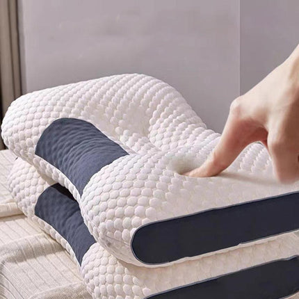 1/2X Contour Pillow Neck Support Orthopedic Cervical Pillow Anti Bacteria Sleep