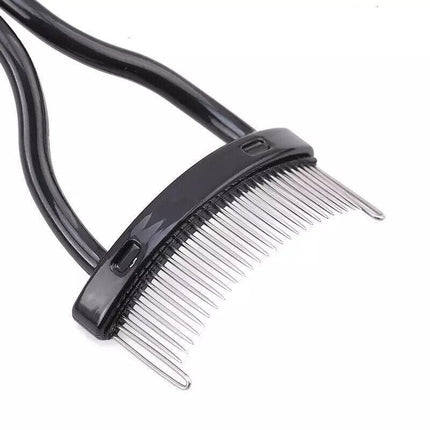 2 X Eyelash Comb Lash Separator Mascara Lift Curl Metal Brush Beauty Makeup Tool - Aimall
