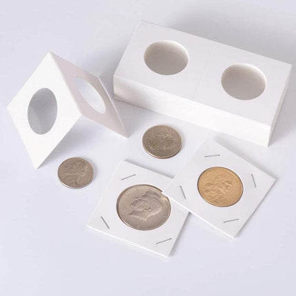 100PCS Coin Holders 35MM CARDBOARD 2"x 2" COIN HOLDERS SUIT protect coins - Aimall