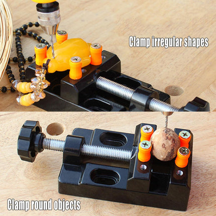 Mini Flat Clamp Table Jaw Bench Drill Press Vice Opening Parallel Vise DIY Tools