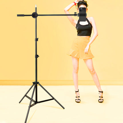 Floor Standing Phone Overhead Photograph Tripod Adjustable Stable 360 Rotate