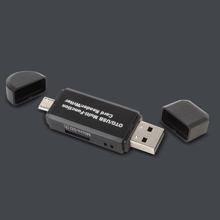 Micro USB OTG to USB 2.0 Adapter SD TF Micro Card Reader For PC Mobile Phone AU - Aimall