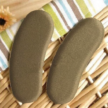 5 Pairs Sticky Fabric Shoe Pads Cushion Liner Grips Back Heel Inserts Insoles