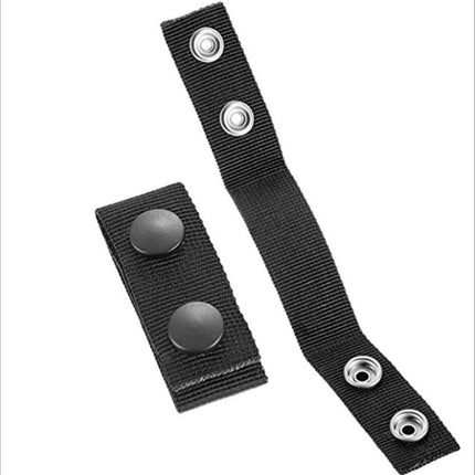 2PCS Outdoor Tactical Belt Loop Snap On Retainer Buckle Clip Holder Hiking Gear