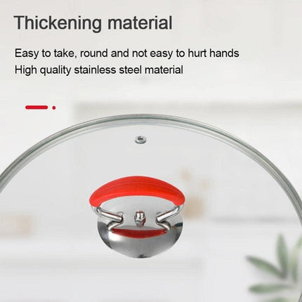 Universal Ring Pot Lid Handle Stainless Steel High Temp Resistant Kitchen