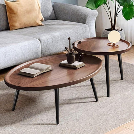 2 Pack Coffee Table Set End Table For Living Room Furniture Home Decorate