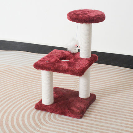 Cat Climbing Frame Small Cat Tree Scratching Post Jumping Tower for Indoor Use
