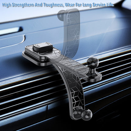 Car Phone Holder Foldable Suction Mount Detachable Base for Dashboard Windshield