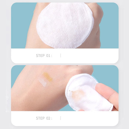 Makeup Remover Cotton Pads 6 Packs Round Double Sided Reusable Cleansing Face Wipes
