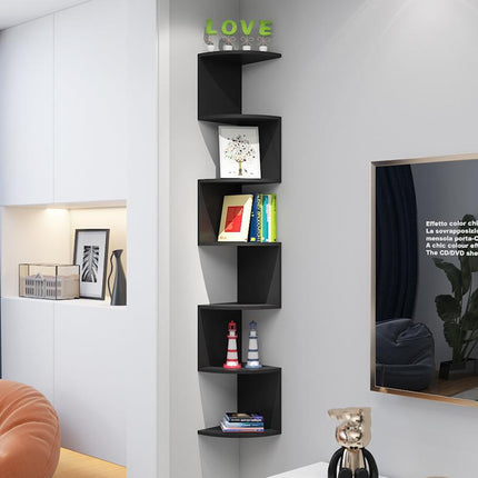 Corner Wall Mounted Multi Tier Storage Rack SpaceSaving for Bathroom Living Room