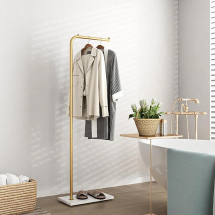 Modern Metal Clothes Rack Space Saving Standing Garment Hanger for Home Bedroom