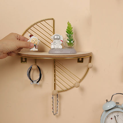 Wall Mounted Storage Rack Metal Shelf Easy Installation Durable Space Saving