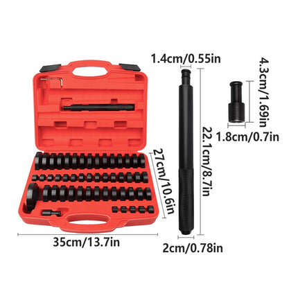 52PCS Wheel Bearing Installation Tool Set for Car Truck Hub Removal Service Use