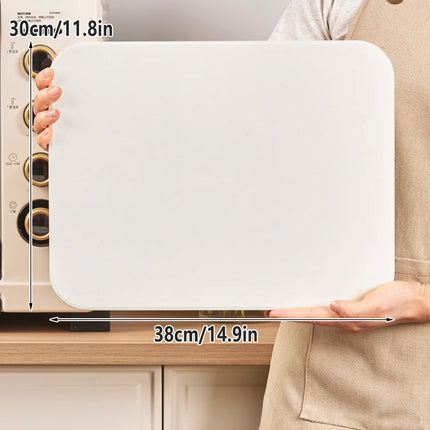 3PCS Square Pizza Stone Baking Tray for Oven Grill Pizza Bread Cooking 38x30cm