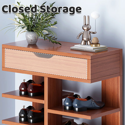 Multi Layer Space Saving Entryway Shoe Rack Large Capacity Sturdy Durable