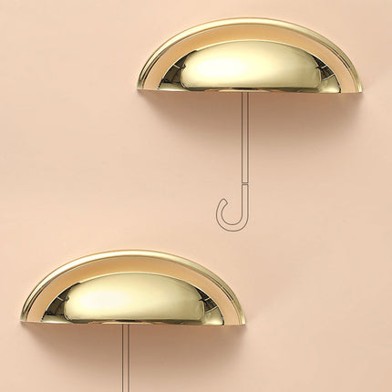 Shell Cabinet Door Handle Single Hole Light Luxury Drawer Closet Pull Furniture