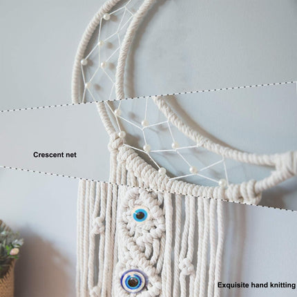 Macrame Wall Hanging Tapestry Cotton Rope Bohemian Tassels 95cm