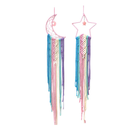 Woven Tapestry Dream Catcher Colourful Stars Moon Home Decor Hanging Cloth