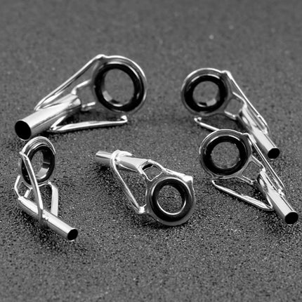 50pcs Fishing Rod Guide Tip Repair Kit Set Rings Guide Replacement Parts Tools