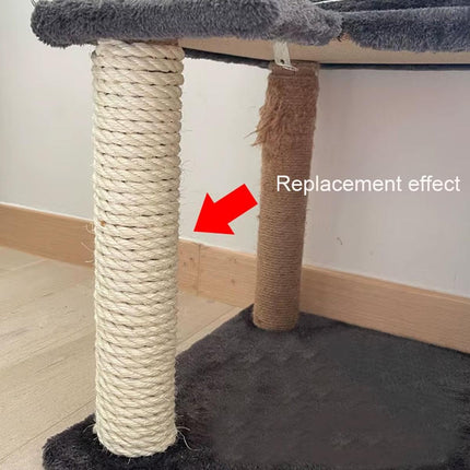 Vintage Burlap Rope Woven DIY Cat Climbing Scratch Rope 6-8mm Home Decoration