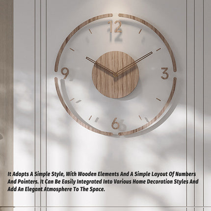 Creative Silent Wall Clock for Living Room Non Ticking Durable Home Decor