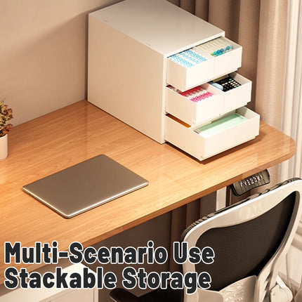 Rolling Casters Mobile Storage Cabinet with Drawers for Home Office Garage Use