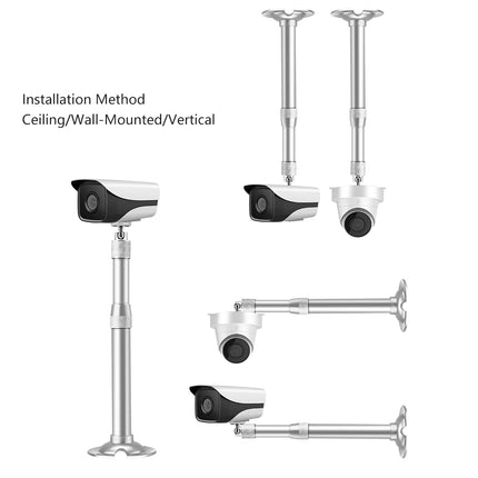 Outdoor Wall Mount Camera Bracket Telescopic Aluminum Alloy Monitor Holder