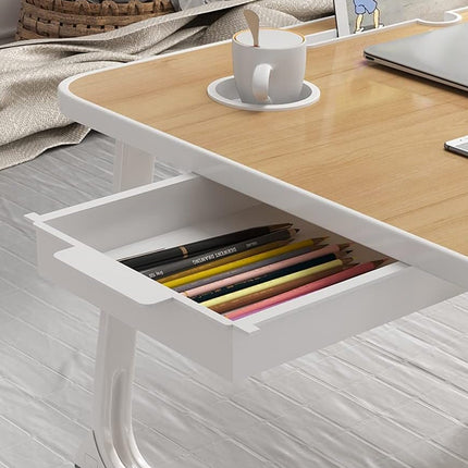 Folding Bed Desk Small Computer Table Student Dorm Study Desk Bedroom Floor