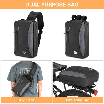 Large Capacity Velcro Design Cycling Bike Front Bag Waterproof Easy To Use