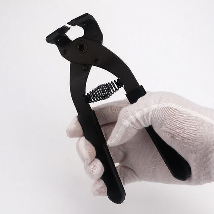 Silent Diamond Punch Pliers 4mm 4 Teeth Leather Punch Tool DIY Craft Sewing