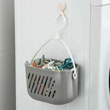 Bathroom Hanging Basket Suspended Sink Storage Shower Gel Storage Bathing Basket