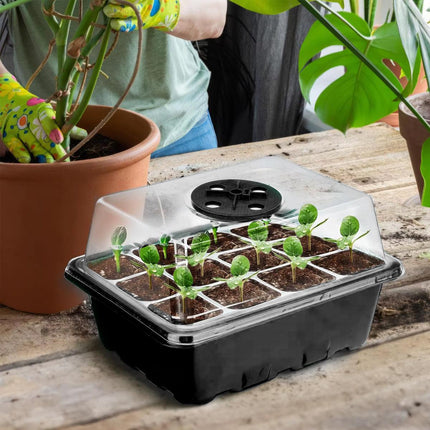 3/5pcs Plastic Seedling Tray Gardening Plant Starter Trays Nursery Pots Planting