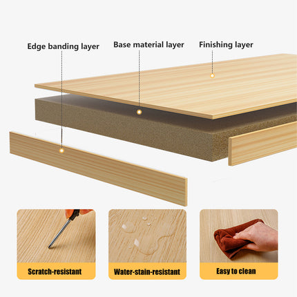 Home Simple Desk Office Table Computer Desk for Bedroom Study Room Space Saving