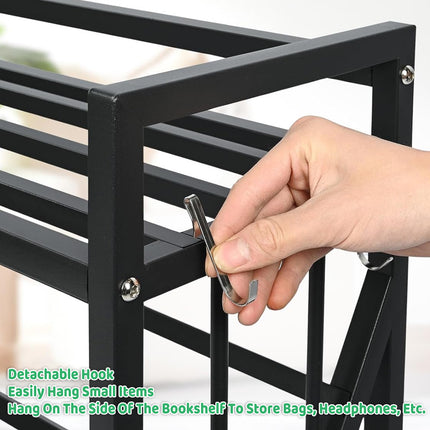 Multi layer Steel Storage Rack Rolling Mobile Shelf 3-Tier for Home Organization