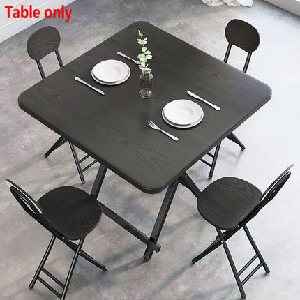 Folding Dining Table Model Portable Simple Household Table Compact Space Saving