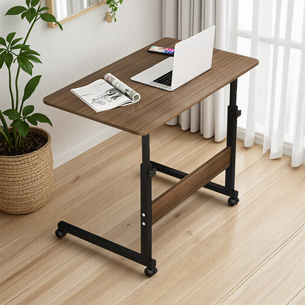 Bedside Table Mobile Adjustable Height For Bedroom Sofa Sturdy Space Saving